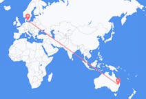 Flyreiser fra Inverell, Australia til København, Danmark