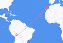 Flights from Oruro, Bolivia to Fuerteventura, Spain