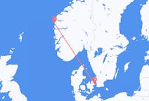 Loty z Florø, Norwegia z Kopenhaga, Dania
