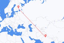 Flights from New Delhi, India to Joensuu, Finland