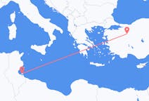 出发地 突尼斯杰尔巴岛目的地 土耳其埃斯基谢希尔的航班