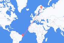 Flyreiser fra Maceió, Brasil til Kuusamo, Finland