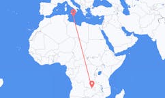 Flyrejser fra Lubumbashi, Den Demokratiske Republik Congo til Malta, Malta