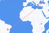 Flights from Montes Claros, Brazil to Ankara, Turkey