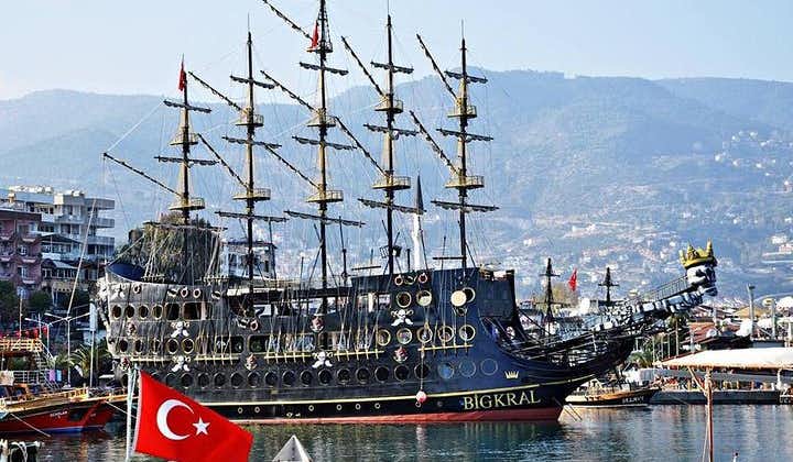Pirate Ship with Alanya City visit with lunch and drinks