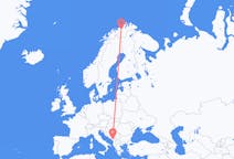 Flyreiser fra Podgorica, Montenegro til Alta, Norge
