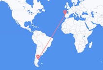 Flyg från Comodoro Rivadavia, Argentina till Porto, Portugal
