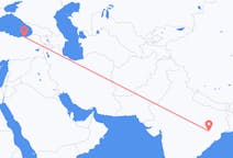 出发地 印度贾尔苏古达目的地 土耳其特拉布宗的航班