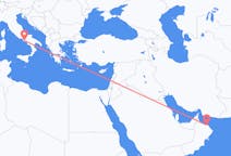 Flyg från Muscat, Oman till Neapel, Italien