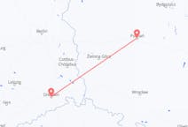 Vols de Dresde, Allemagne vers Poznań, Pologne