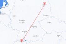 Flyreiser fra Berlin, Tyskland til Zürich, Sveits
