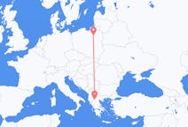 Flights from Kastoria, Greece to Szymany, Szczytno County, Poland