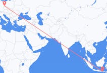 Flüge von Praya, Lombok, Indonesien nach Dresden, Deutschland