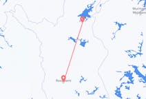 Vols depuis la ville de Rovaniemi vers la ville d'Ivalo