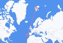 Flights from Vila Baleira, Portugal to Longyearbyen, Svalbard & Jan Mayen