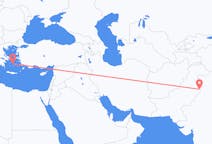 出发地 巴基斯坦出发地 拉合爾目的地 希腊Paros的航班