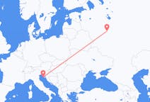 크로아티아 풀라에서 출발해 러시아 모스크바로(으)로 가는 항공편