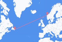 Flyrejser fra St. John s til Ålesund