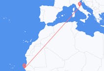 Flights from Dakar to Perugia