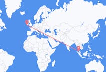 Flyreiser fra Langkawi, Malaysia til County Kerry, Irland