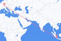 Voli dalla città di Bandar Lampung per Friedrichshafen