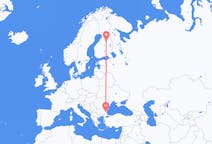 Flights from Kajaani, Finland to Burgas, Bulgaria