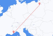 Flyrejser fra Szymany, Szczytno Amt, Polen til Nice, Frankrig