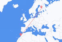 Flights from Agadir, Morocco to Kuopio, Finland