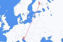 Flights from Pula, Croatia to Kuopio, Finland