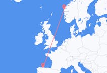 Vols depuis la ville d'Asturies vers la ville de Florø