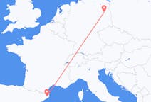 Flyg från Berlin, Maryland, Tyskland till Girona, Spanien