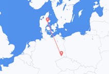 Flyrejser fra Dresden, Tyskland til Aarhus, Danmark
