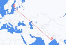 Flights from Bhubaneswar, India to Turku, Finland