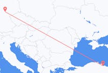 Flyreiser fra Samsung, Tyrkia til Erfurt, Tyskland