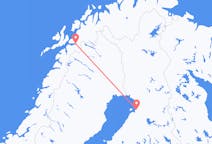 Vols de Narvik, Norvège pour Oulu, Finlande