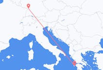 Flyg från Zakynthos Island, Grekland till Karlsruhe, Tyskland