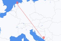 Flights from Tivat, Montenegro to Groningen, the Netherlands
