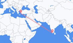 Flyreiser fra Thiruvananthapuram, India til Leros, Hellas