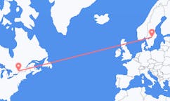 Flyreiser fra Ottawa, Canada til Örebro, Sverige