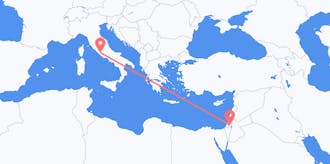 Flyrejser fra Israel til Italien