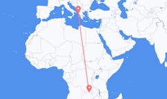 Flyreiser fra Lubumbashi, den demokratiske republikken Kongo til Corfu, Hellas