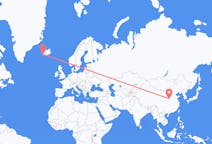 중국 윈청 출발, 아이슬란드 레이캬비크 도착 항공편