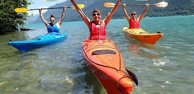 Tour en kayak sur les eaux turquoise du lac de Brienz