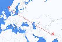 Flights from Kathmandu to Bergen