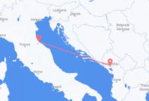 Flyreiser fra Podgorica, Montenegro til Rimini, Italia