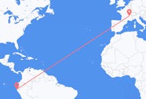 Flights from Talara, Peru to Lyon, France