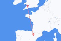 Flights from Zaragoza, Spain to Exeter, the United Kingdom