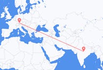 Flyreiser fra Jabalpur, India til Memmingen, Tyskland