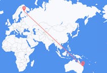 Flights from Bundaberg Region, Australia to Kuusamo, Finland