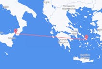 เที่ยวบินจาก เรจโจคาลาเบรีย ไปยัง Mykonos